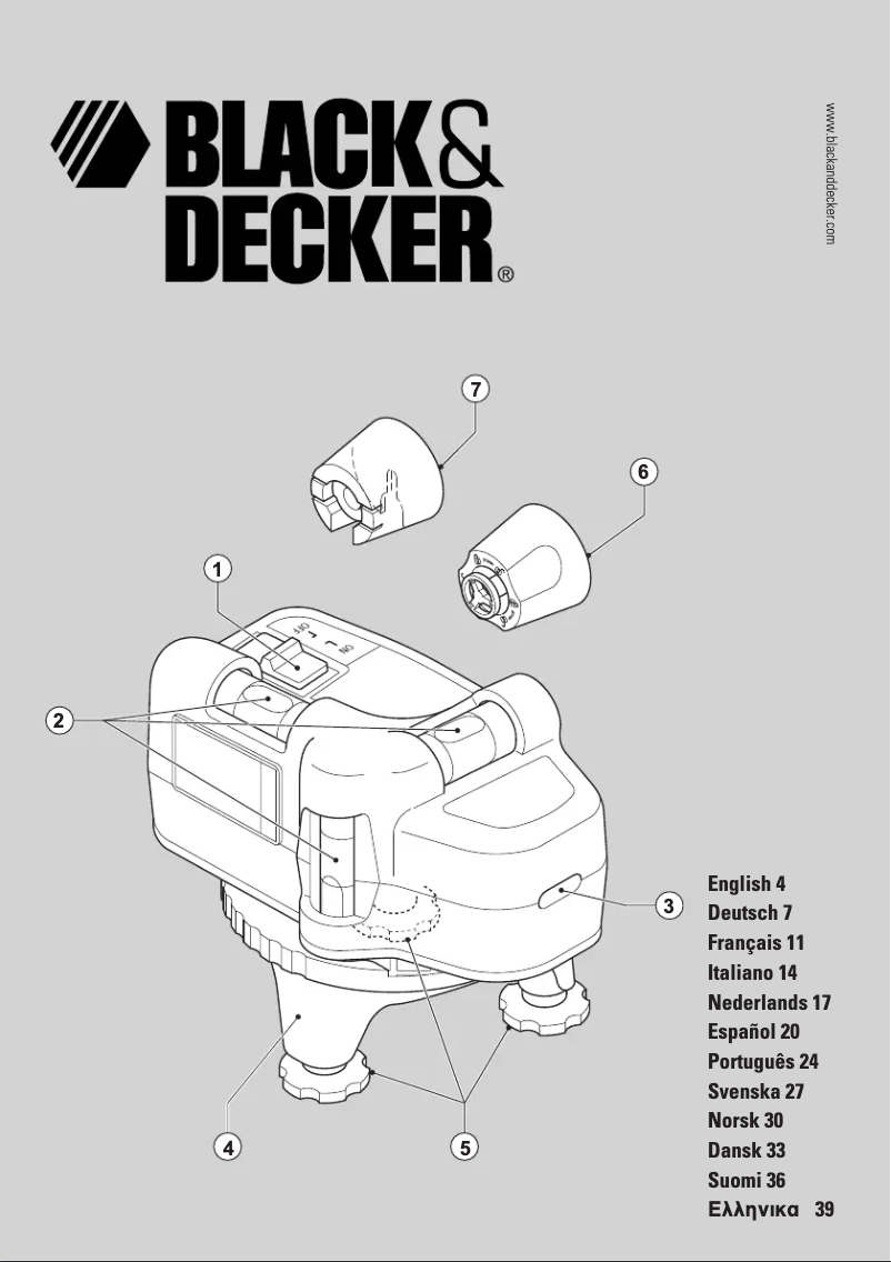 Page 1 de la notice Manuel utilisateur Black & Decker LZR310