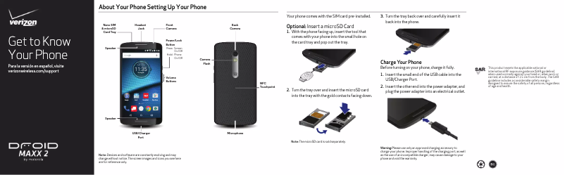 Page n°1 - Manuel utilisateur Motorola Droid Maxx 2