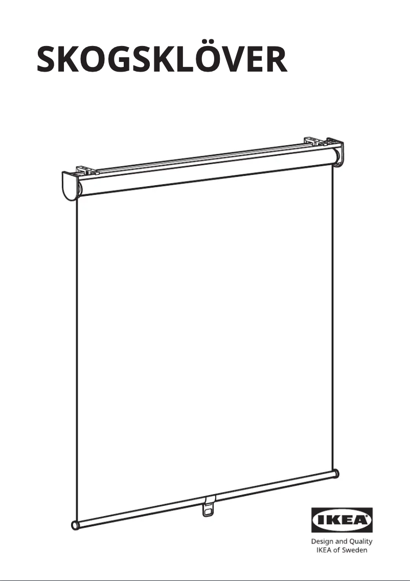 Imagen de la primera página del manual del dispositivo SKOGSKLÖVER 604.510.18