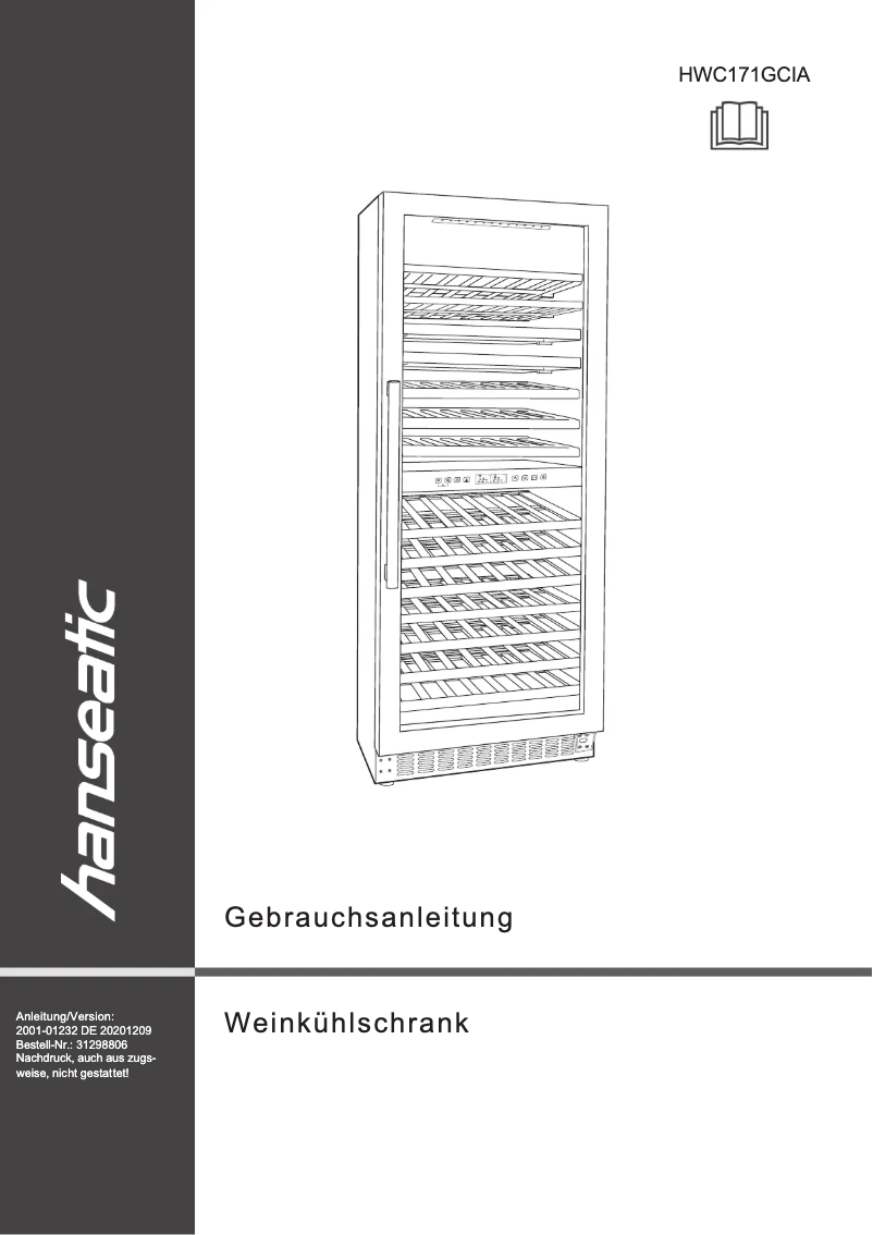 Imagen de la primera página del manual del dispositivo HWC171GCIA