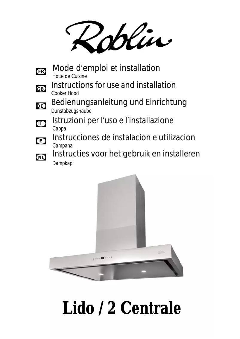 Image de la première page du manuel de l'appareil Lido /2 1200