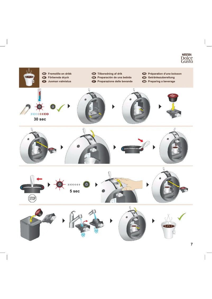 Page n°1 - Manuel utilisateur DeLonghi Circolo EDG 601