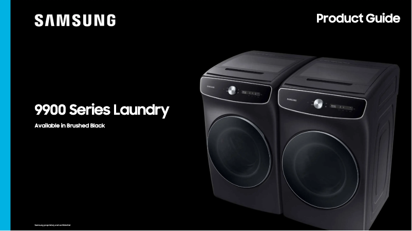 Page n°1 - Brochure Samsung WV60A9900AV
