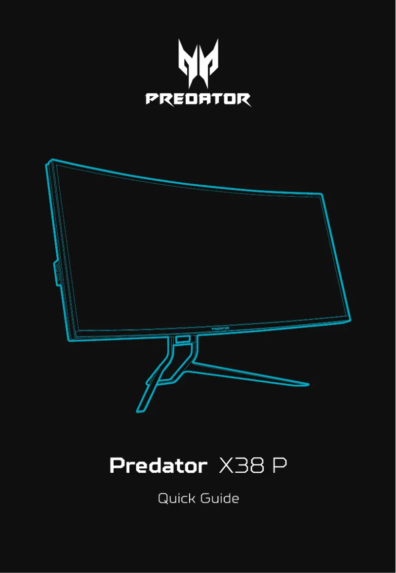 Page n°1 - Guide de démarrage rapide Acer Predator X38