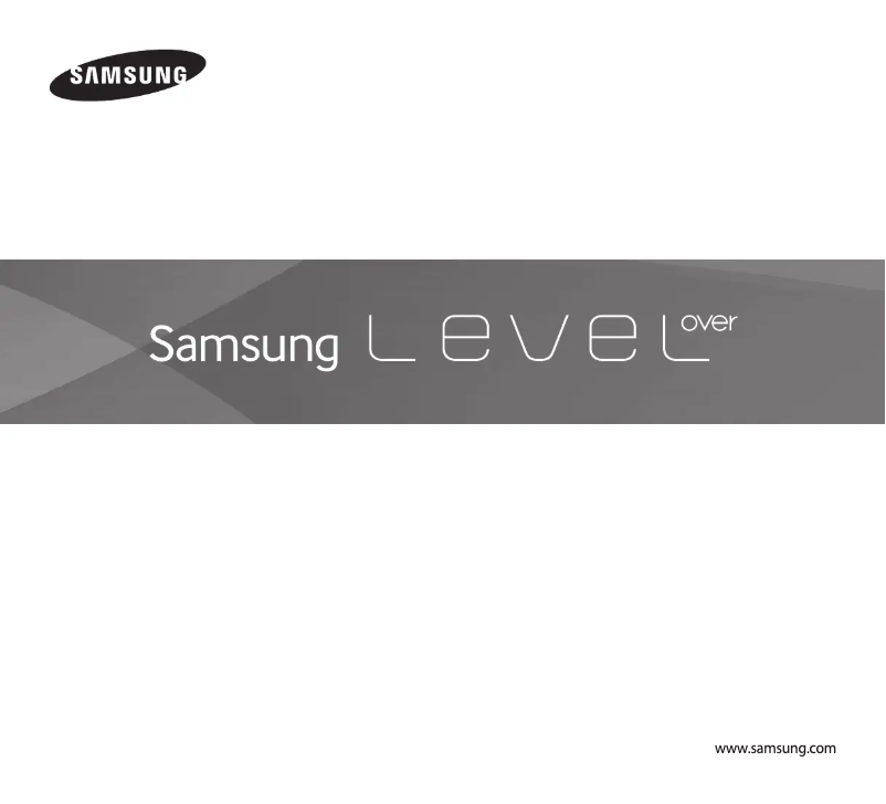 Page 1 de la notice Manuel utilisateur Samsung Lever Over EO-AG900
