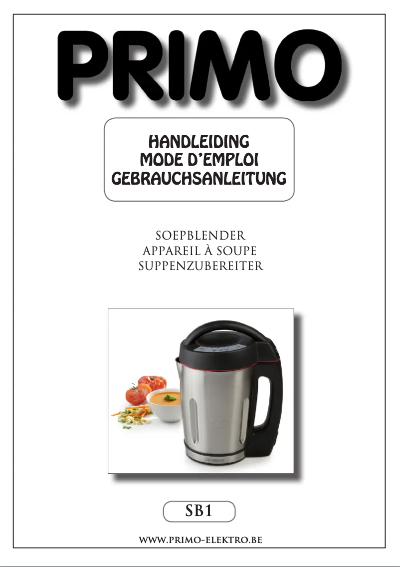 Page n°1 - Manuel utilisateur Primo SB1