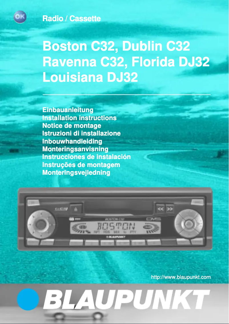 Page 1 de la notice Manuel utilisateur Blaupunkt Ravenna C32