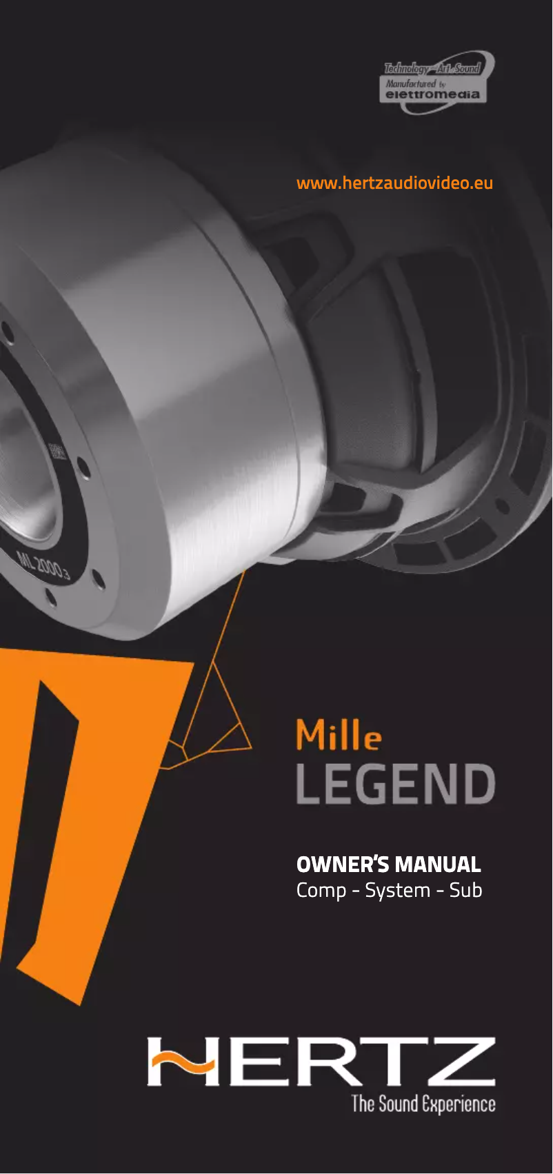 Image de la première page du manuel de l'appareil Mille Legend ML 1650.3