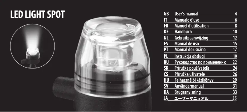 Page 1 de la notice Manuel utilisateur Ferplast Led Show