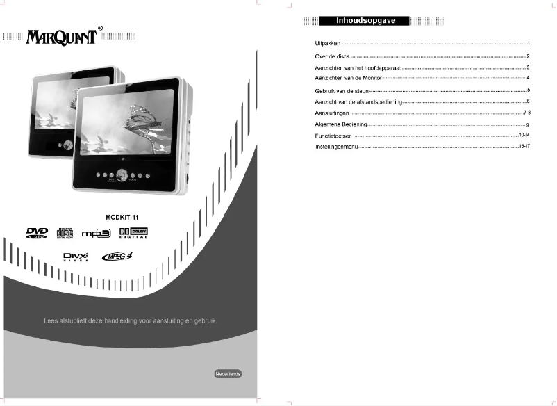 Image de la première page du manuel de l'appareil MCDKIT-11