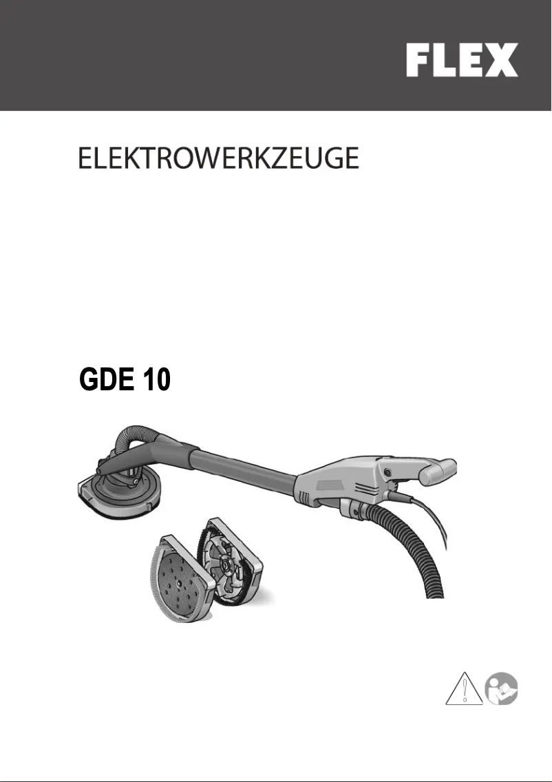 Image de la première page du manuel de l'appareil GDE 10