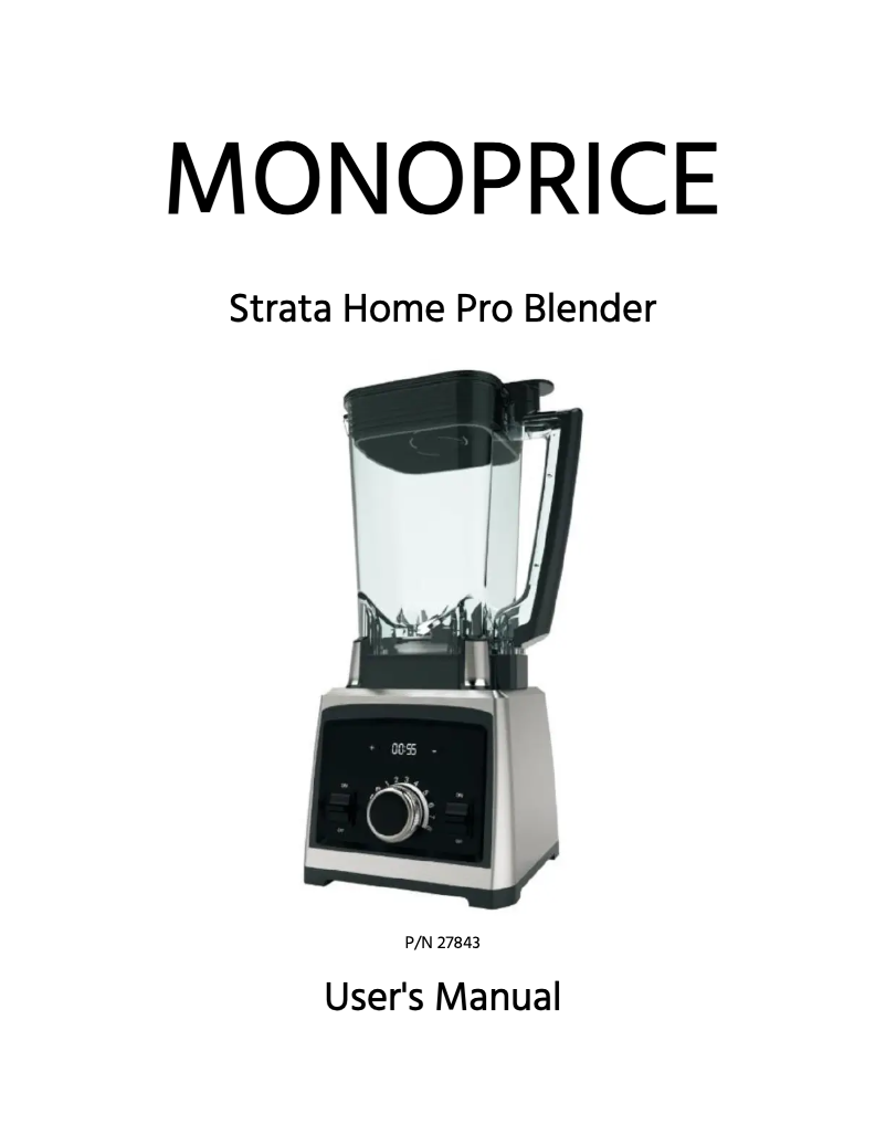 Image de la première page du manuel de l'appareil 27843