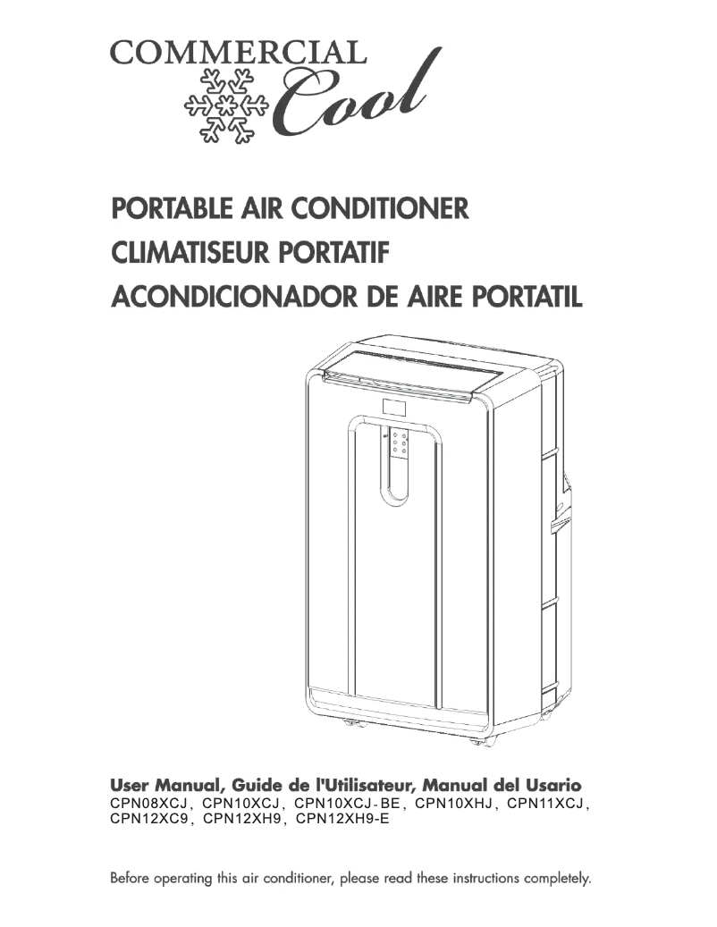 Image de la première page du manuel de l'appareil CPN10XHJ