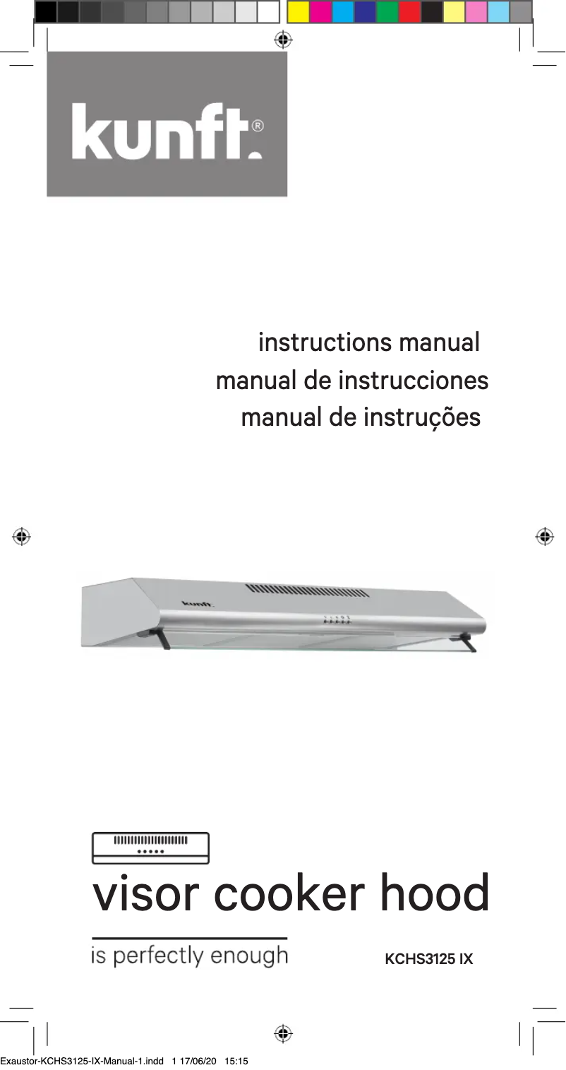 Image de la première page du manuel de l'appareil KCHS3125 IX