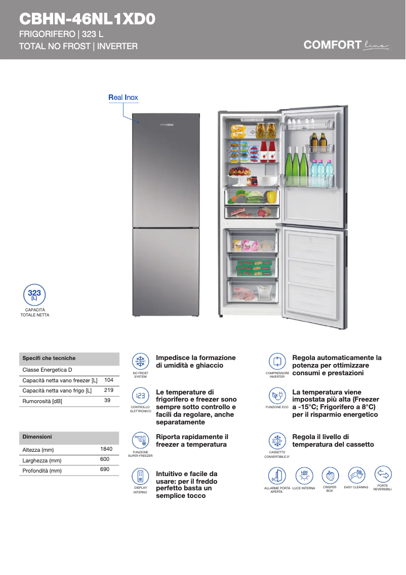 Page 1 de la notice Instructions / montage Hyundai CBHN43NL1XE0