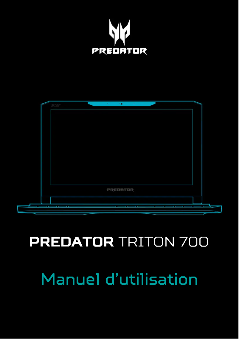 Imagen de la primera página del manual del dispositivo Predator Triton 700