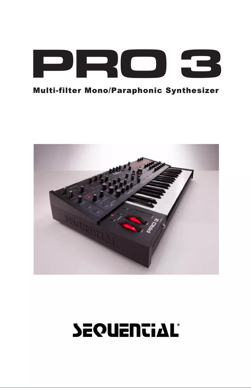 Image de la première page du manuel de l'appareil Pro 3 SE