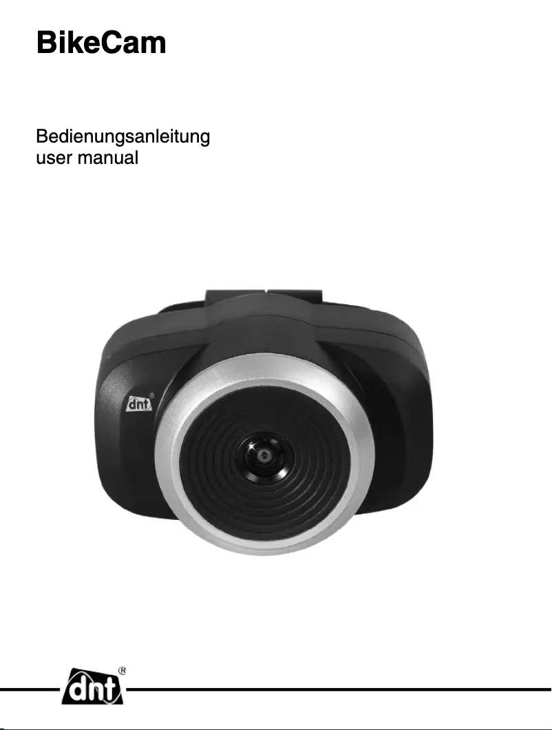 Page 1 de la notice Manuel utilisateur dnt BikeCam