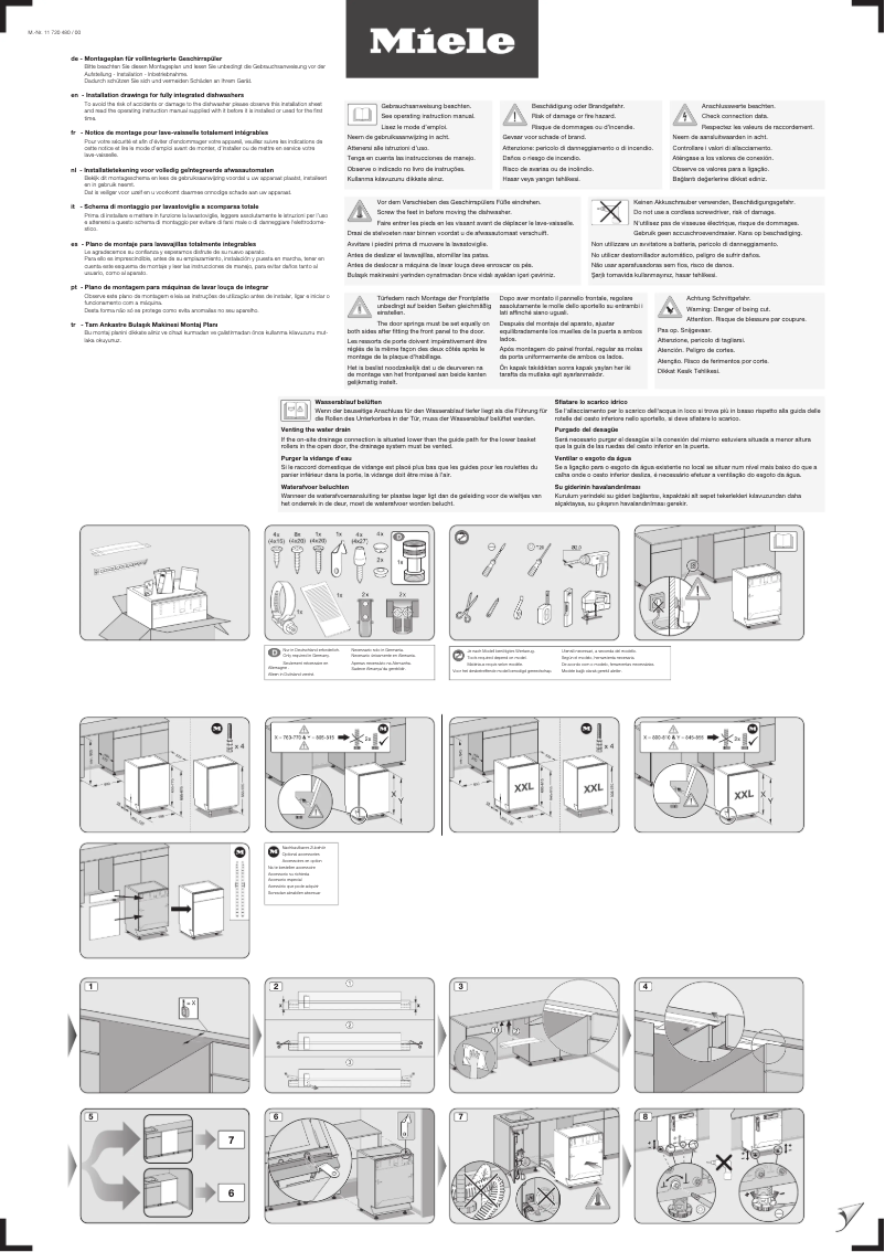 Page 1 de la notice Manuel utilisateur Miele G 5163 SCVi Excellence