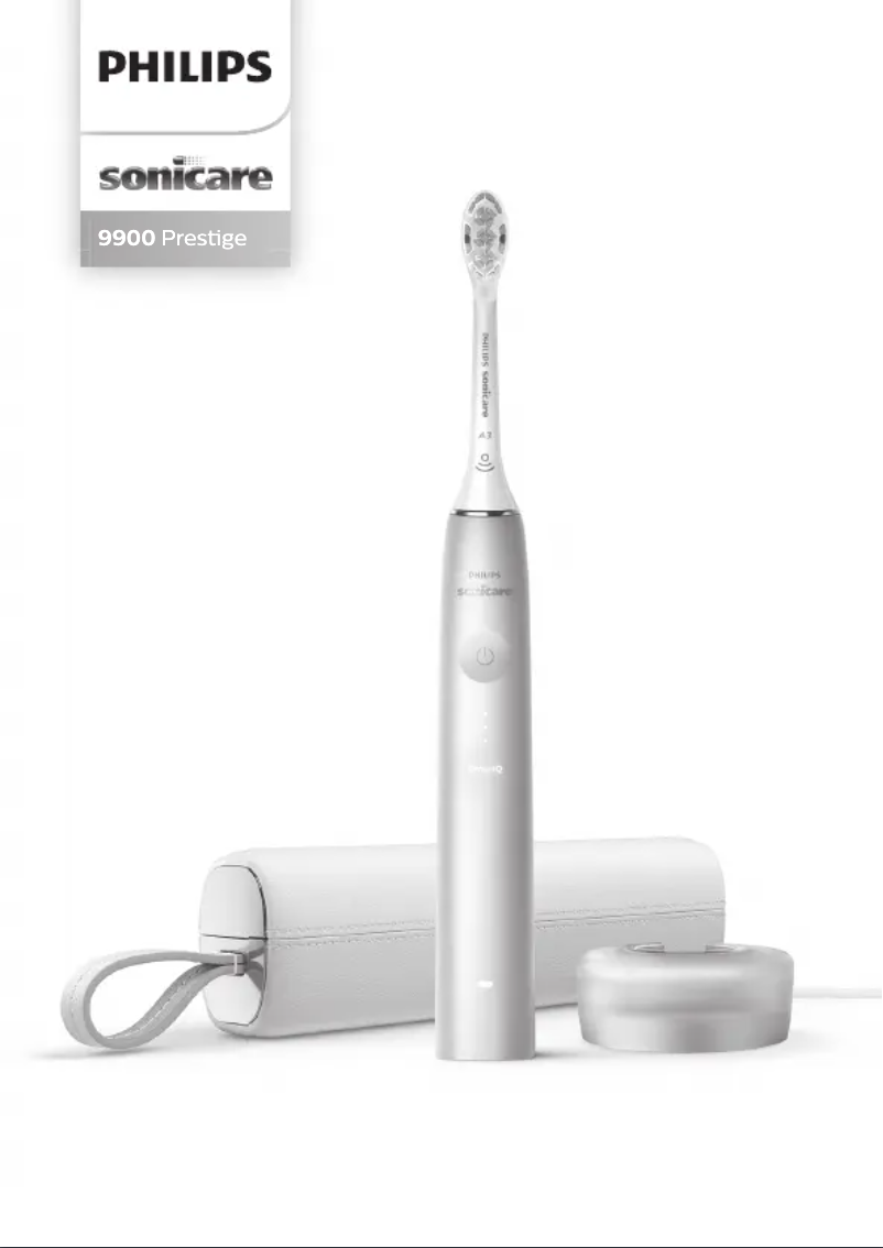 First page image of the manual for Sonicare 9900 Prestige HX9990