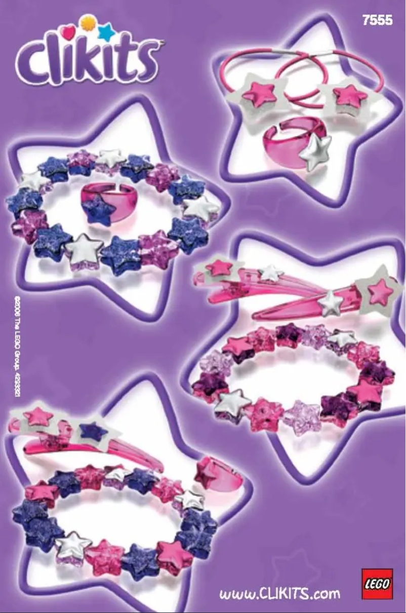 Page 1 de la notice Manuel utilisateur Lego Glitter & Sparkle Beauty Kit