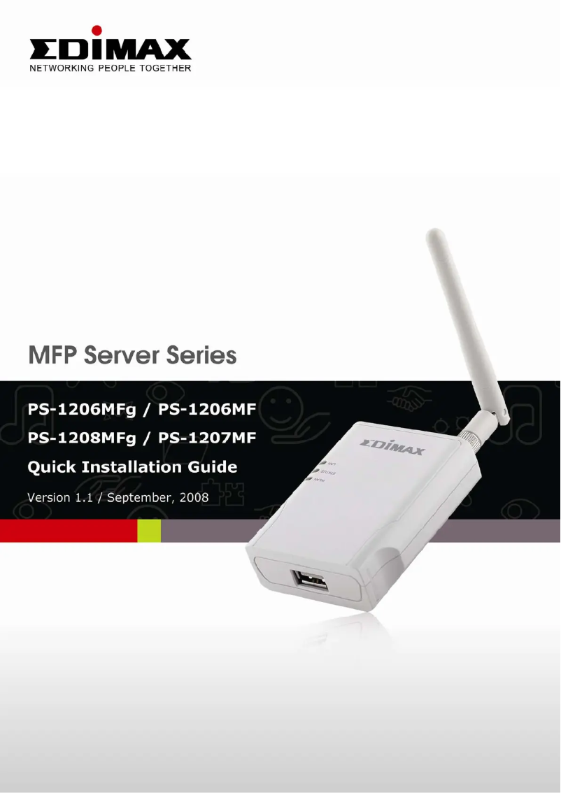 Page n°1 - Manuel utilisateur Edimax PS-1206MFg