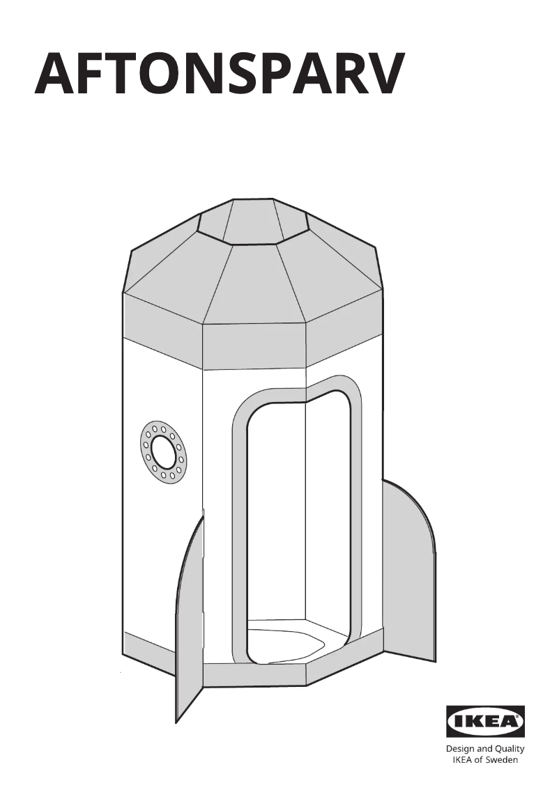 Page 1 de la notice Manuel utilisateur Ikea AFTONSPARV 005.564.62