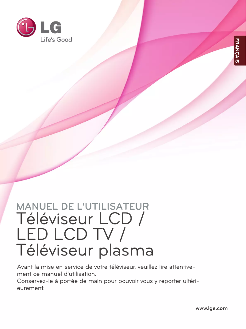 Page n°1 - Manuel utilisateur LG 47LD751