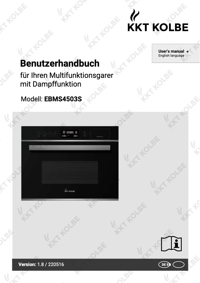 Page 1 de la notice Manuel utilisateur KKT Kolbe EBMS4503S