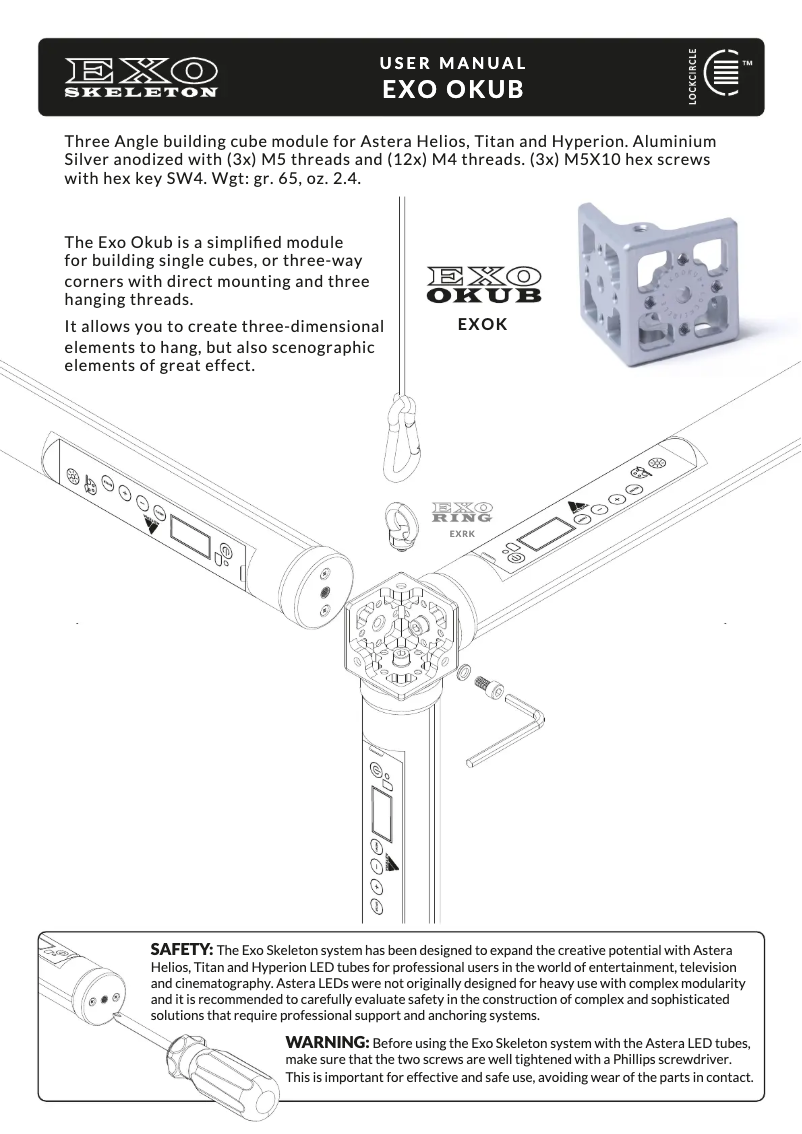 Página 1 del manual Manual de usuario EXO Exo Okub