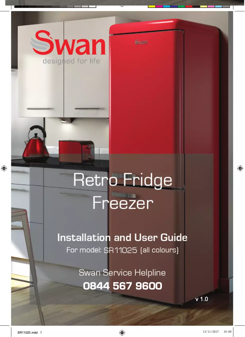 Page n°1 - Manuel utilisateur Swan SR11025LN