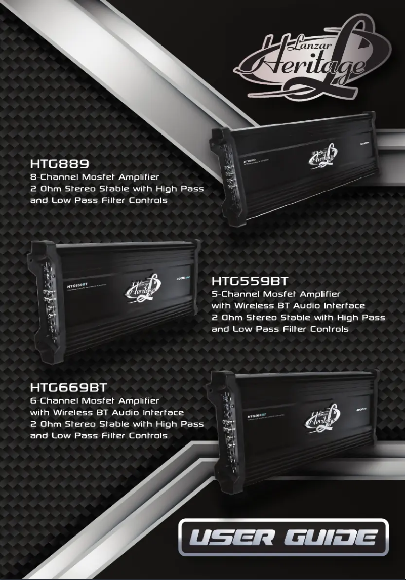 Imagen de la primera página del manual del dispositivo HTG559BT