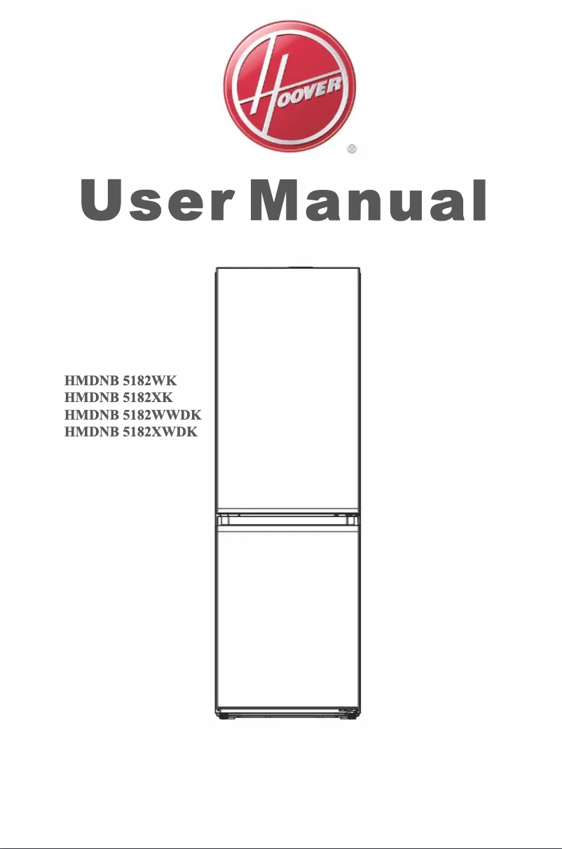 Page n°1 - Manuel utilisateur Hoover HMDNB 518WWDK