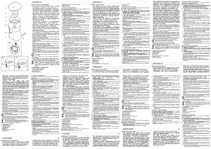 Page 1 de la notice Manuel utilisateur Solac EX6157