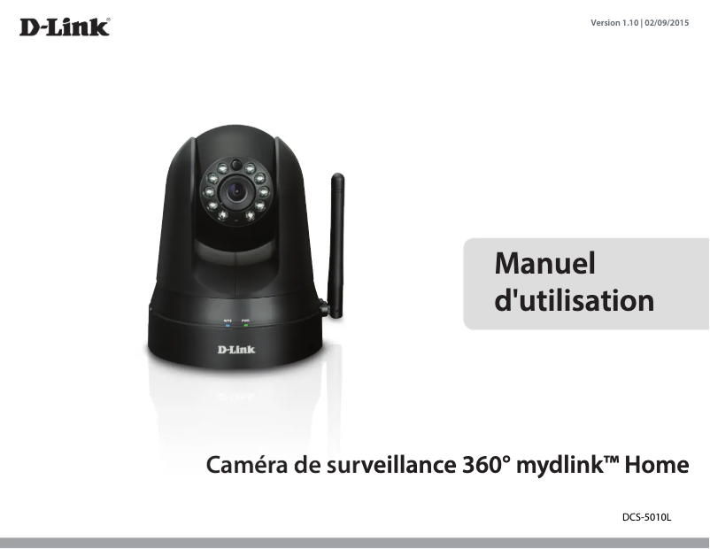 Image de la première page du manuel de l'appareil DCS-5010L