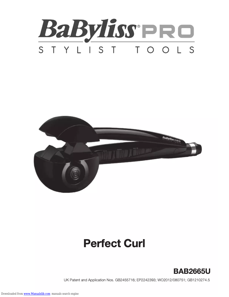 Page n°1 - Manuel utilisateur BaByliss Miracurl