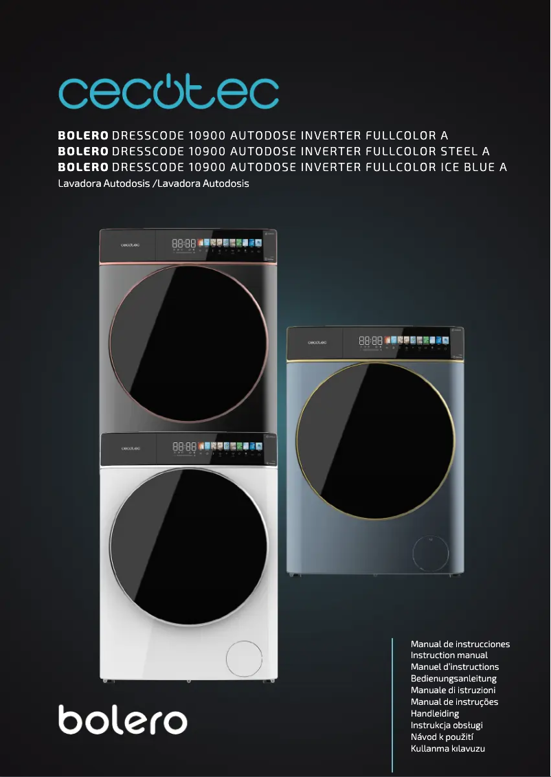 Image de la première page du manuel de l'appareil Bolero DressCode 10900