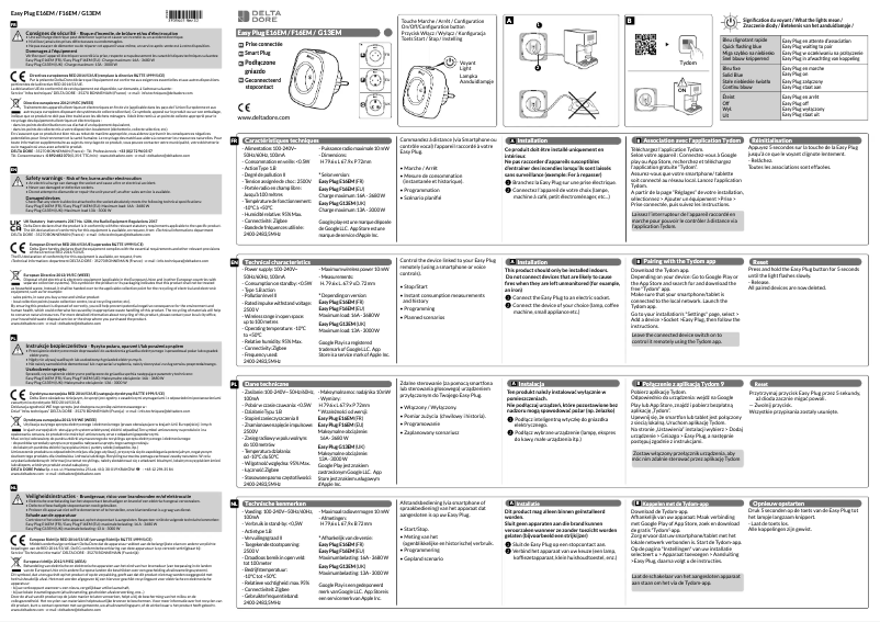 Image de la première page du manuel de l'appareil Easy Plug G13EM