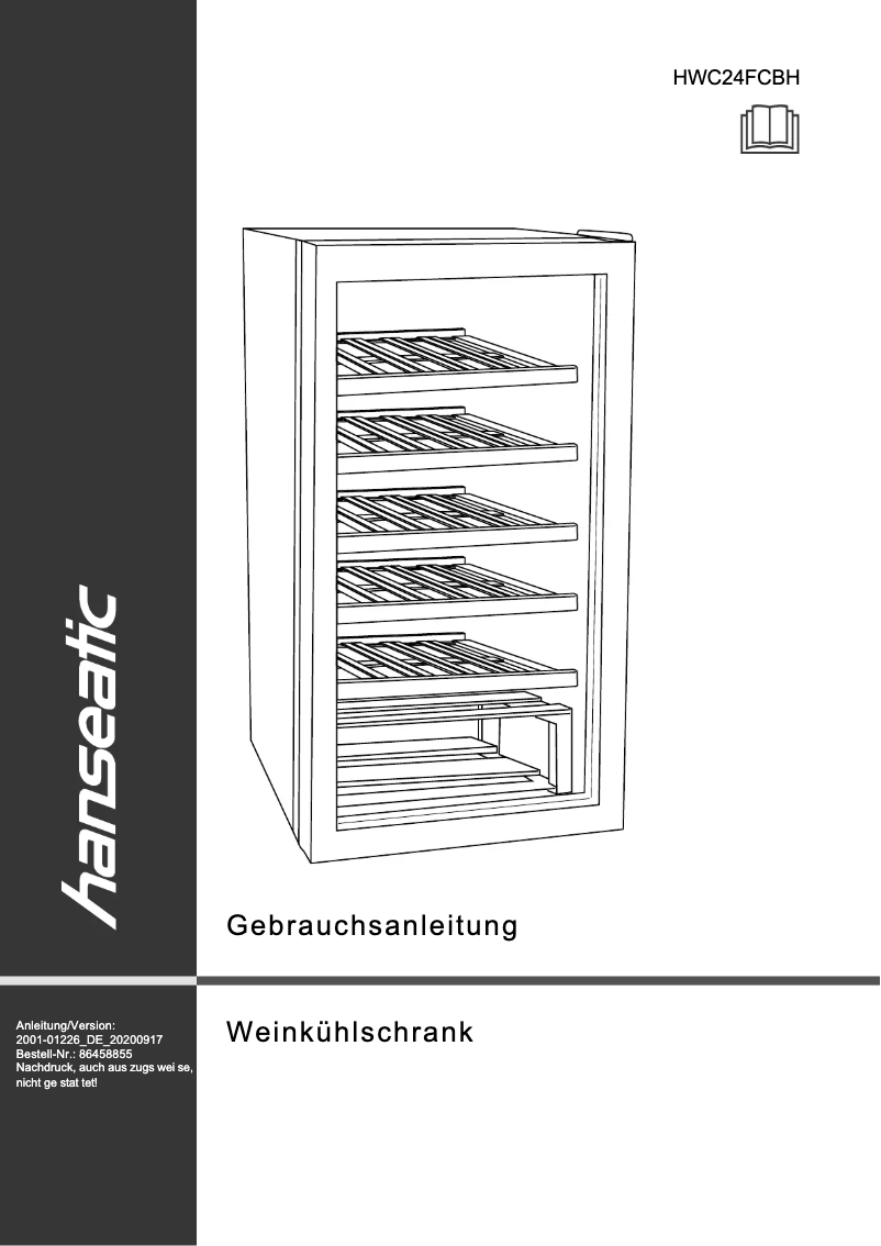 Imagen de la primera página del manual del dispositivo HWC24FCBH