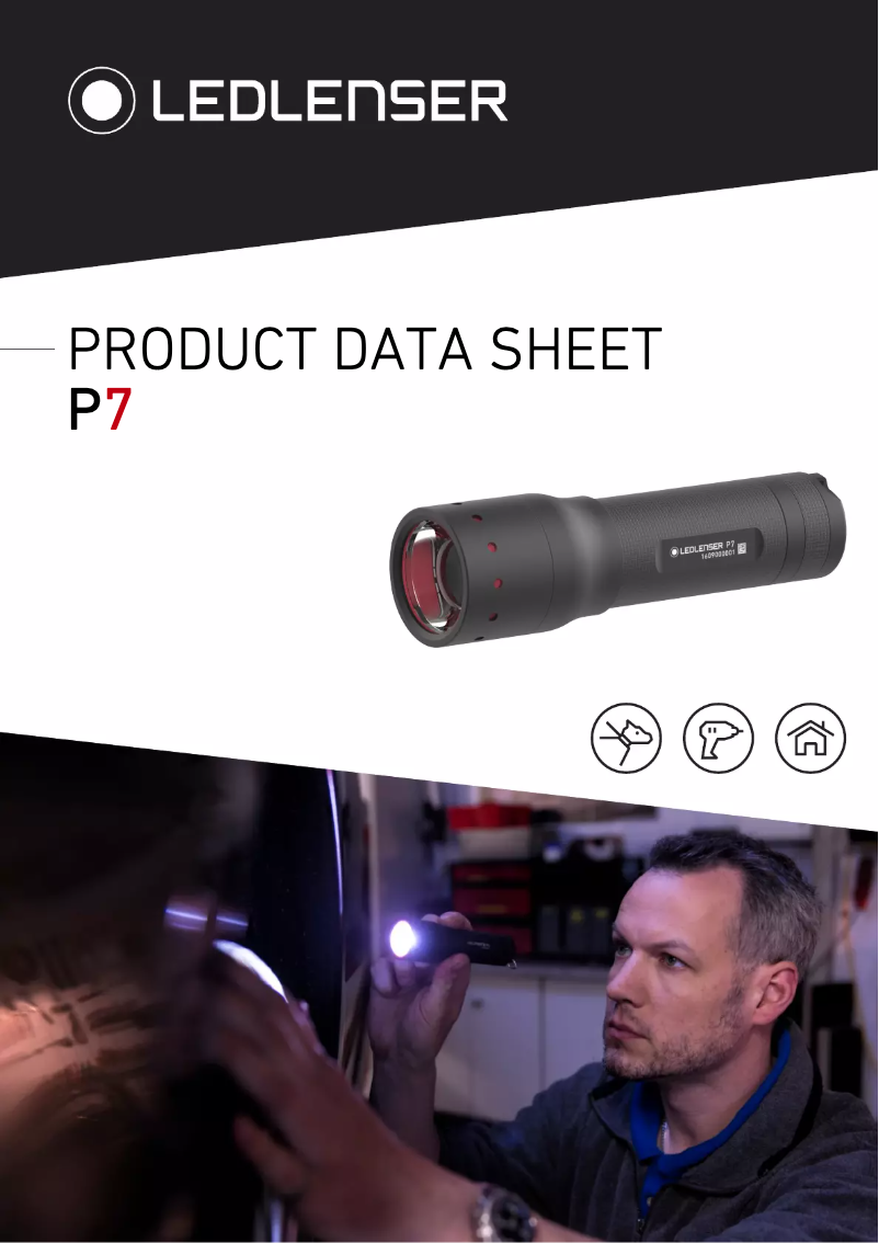 Imagen de la primera página del manual del dispositivo P7 Pro Torch