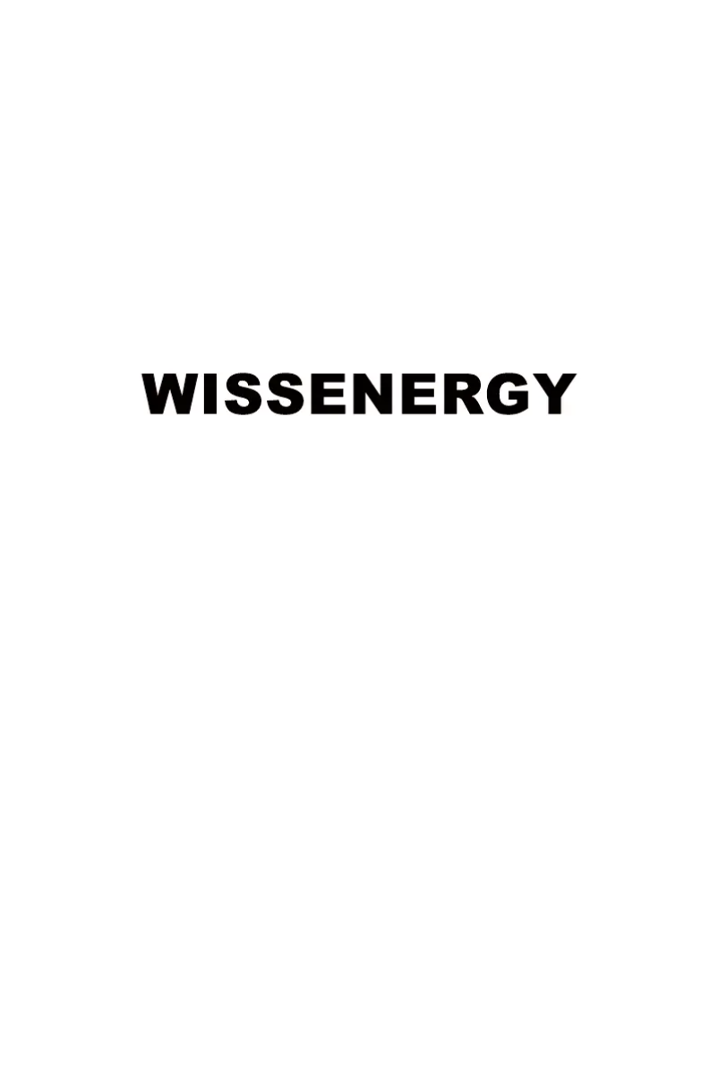 Page n°1 - Manuel utilisateur Wissenergy P60