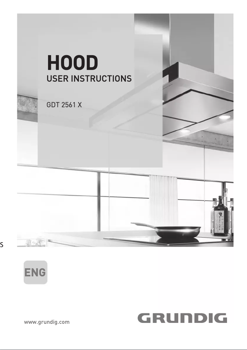 Image de la première page du manuel de l'appareil GDT2561X