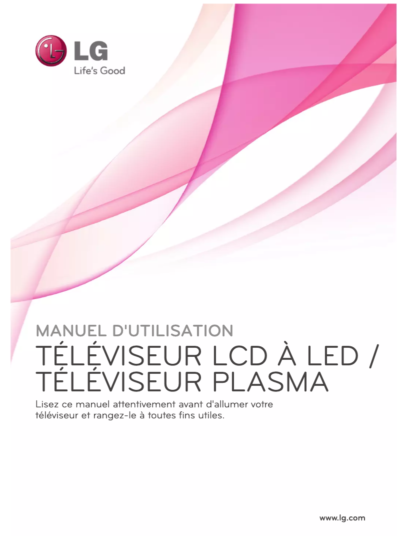 Page 1 de la notice Manuel utilisateur LG 65LW6500