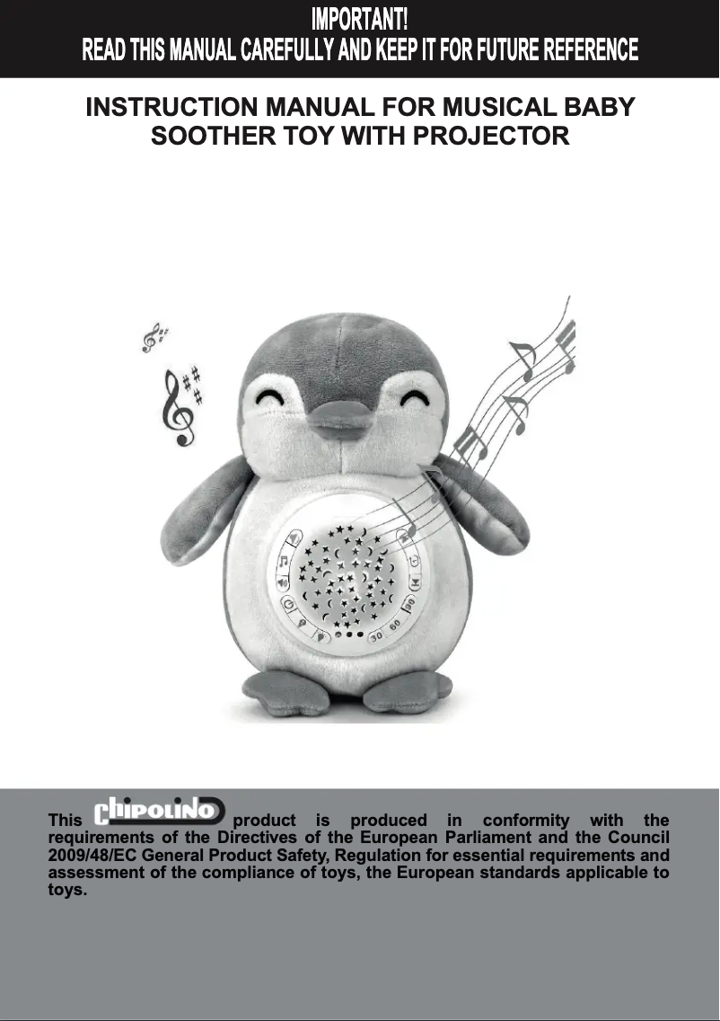 Image de la première page du manuel de l'appareil Giraffe