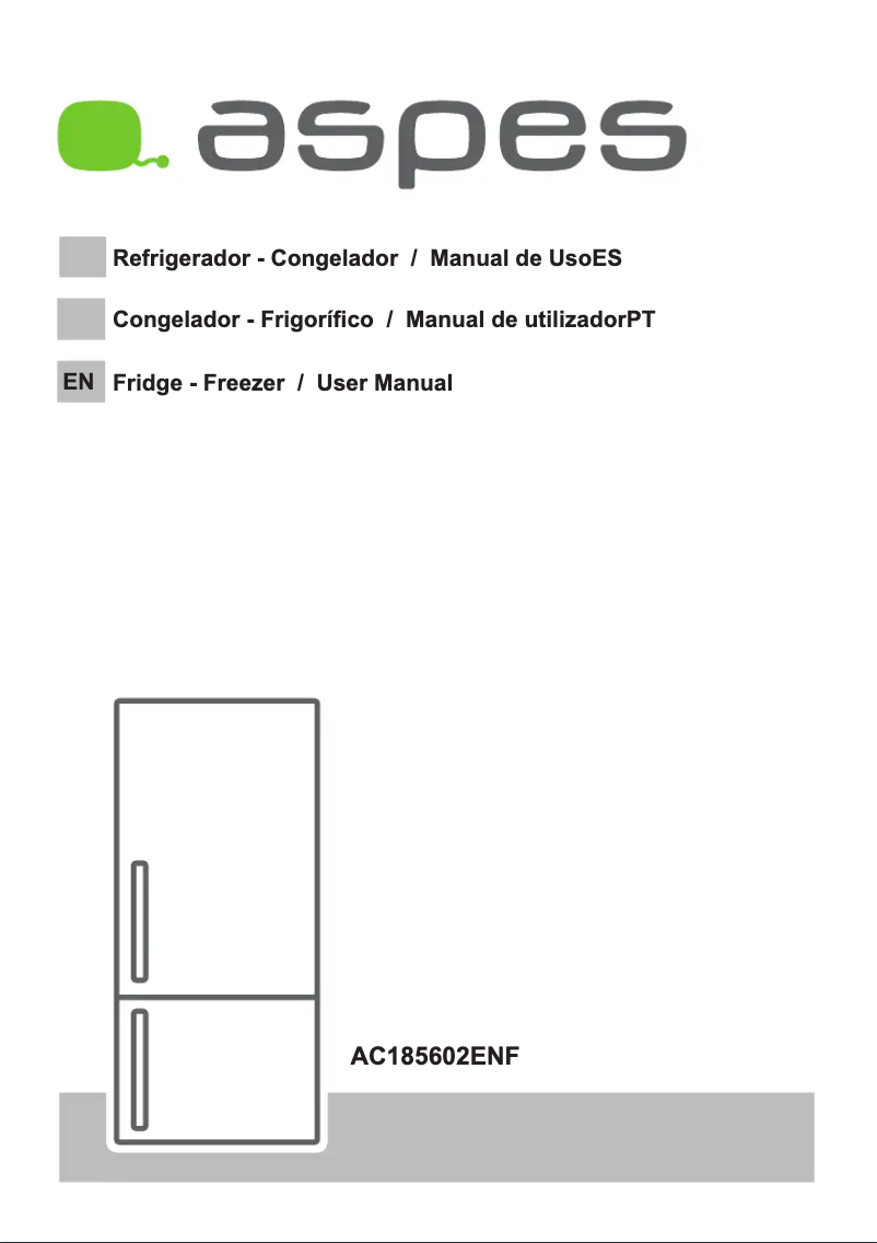 Page 1 de la notice Manuel utilisateur Aspes AC185602ENF