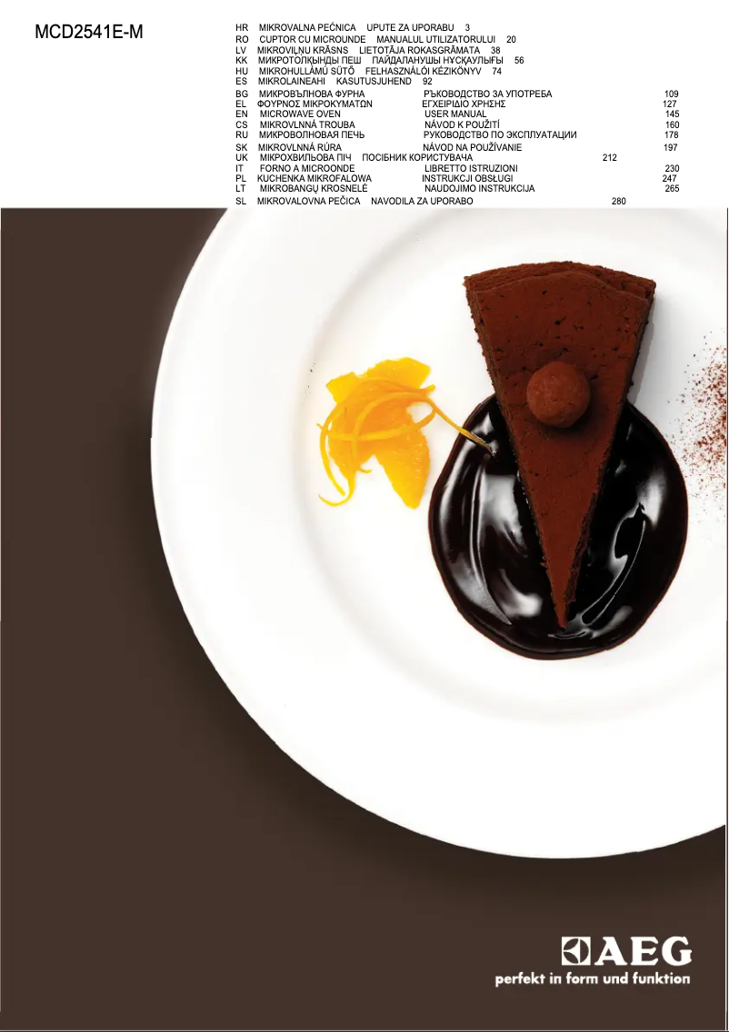 Image de la première page du manuel de l'appareil MCD2541EM