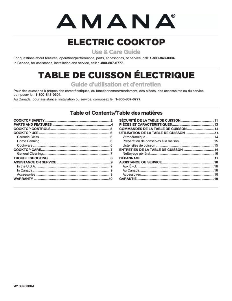 Image de la première page du manuel de l'appareil AEC6540KFB