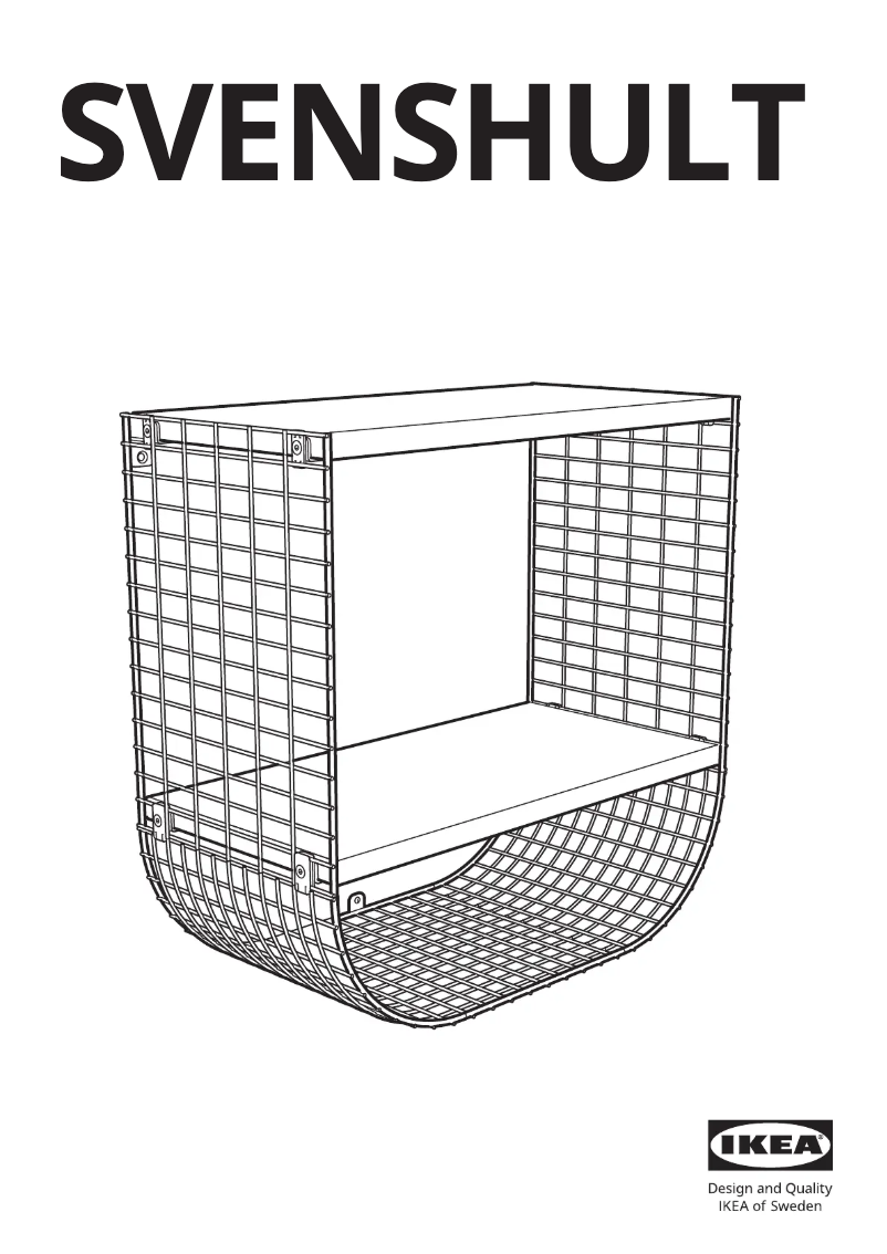 Image de la première page du manuel de l'appareil SVENSHULT 804.000.75