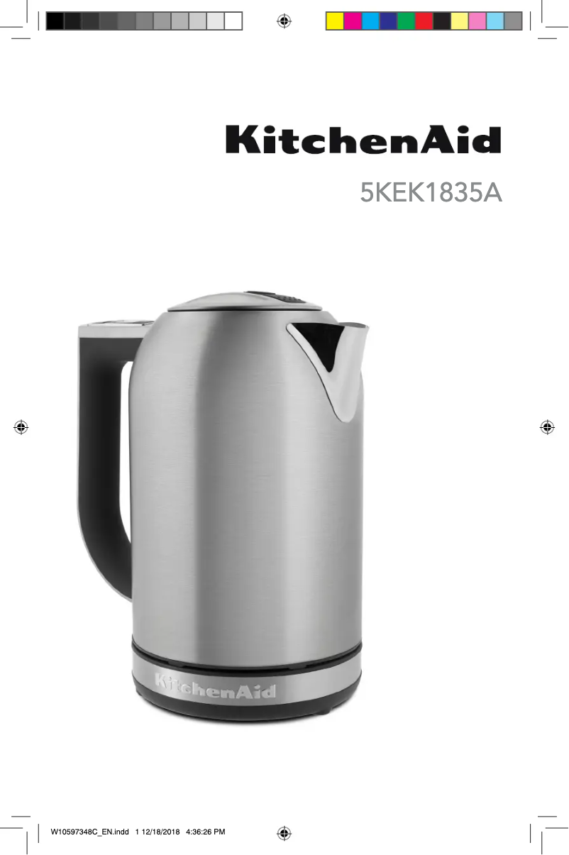 Page n°1 - Manuel utilisateur KitchenAid Artisan KEK1835