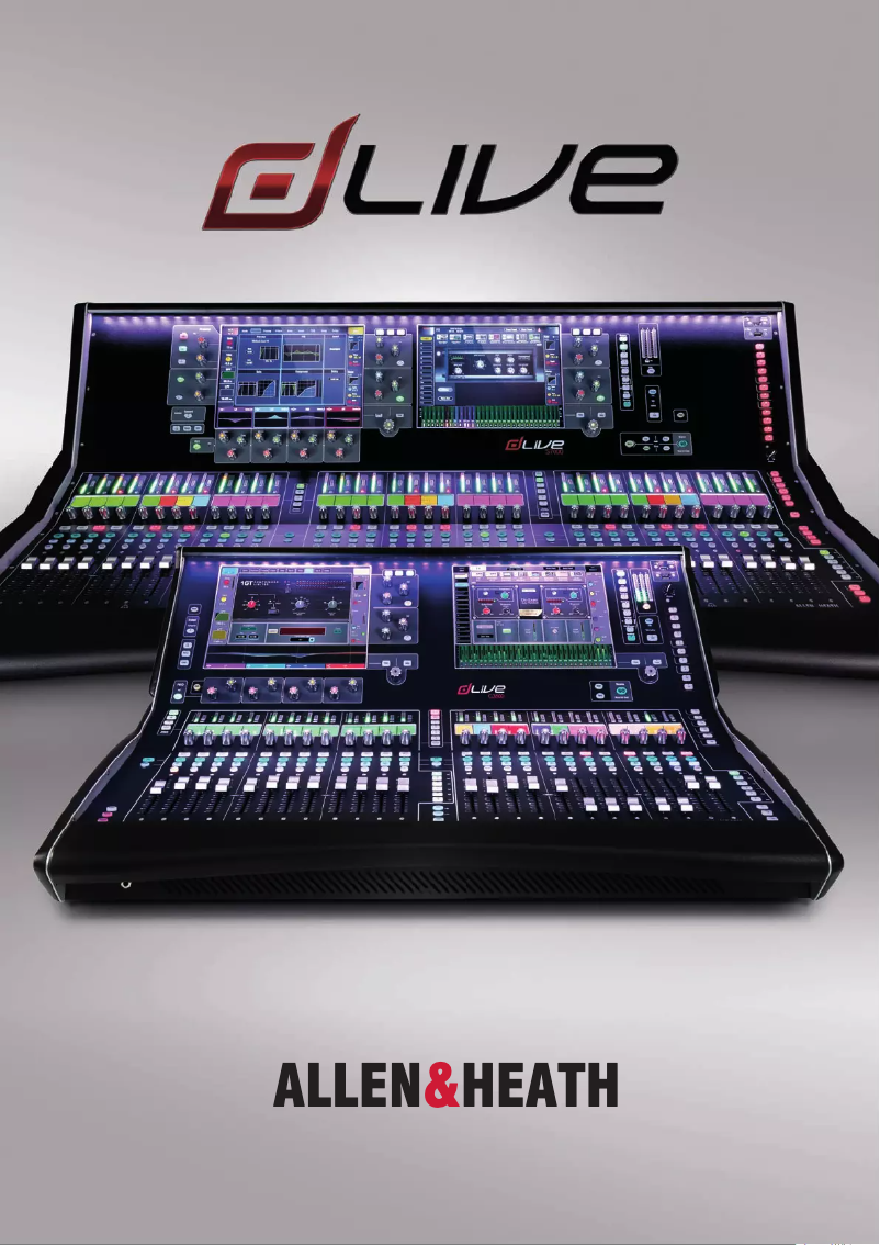 Page 1 de la notice Brochure Allen & Heath dLive S7000